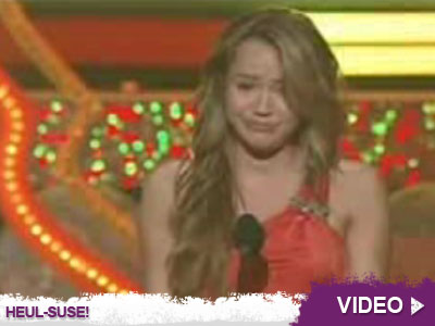 Miley Cyrus' Heul-Attacke bei den Kids' Choice Awards