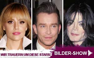 Bilder – Brittany Murphy, Stephen Gately & Michael Jackson