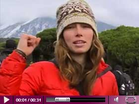 Video – Jessica Biel, die Gipfelstürmerin