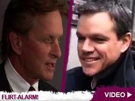 Video – Michael Douglas freut sich auf Dreh mit Matt Damon